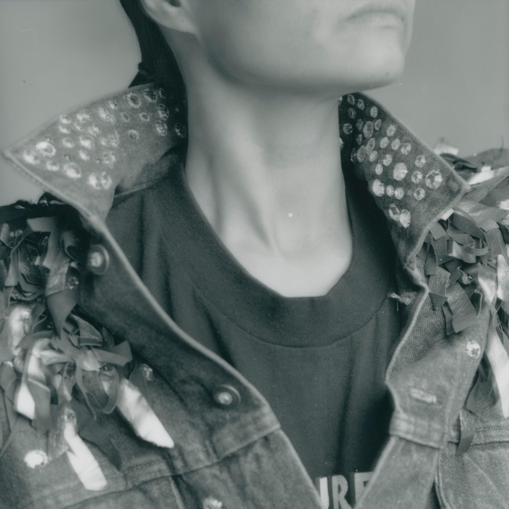 Izabel Lam Brass Levis Jacket Sculpture Cuff